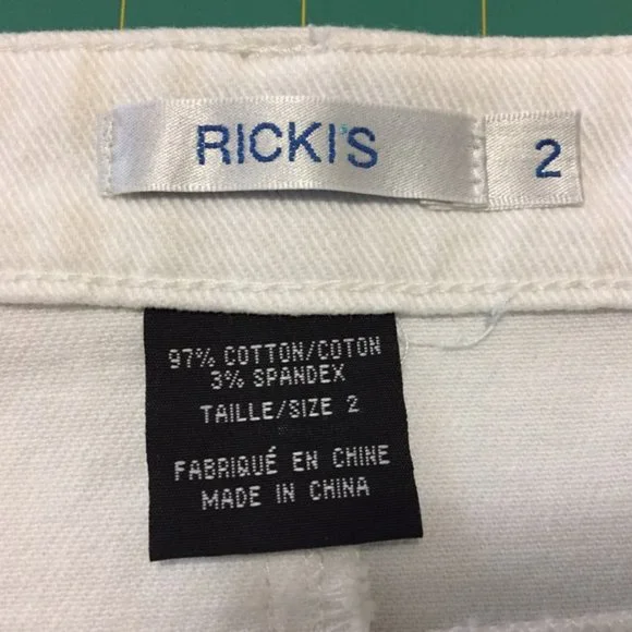 Ricki's White Denim Skirt - Picture 3 of 3